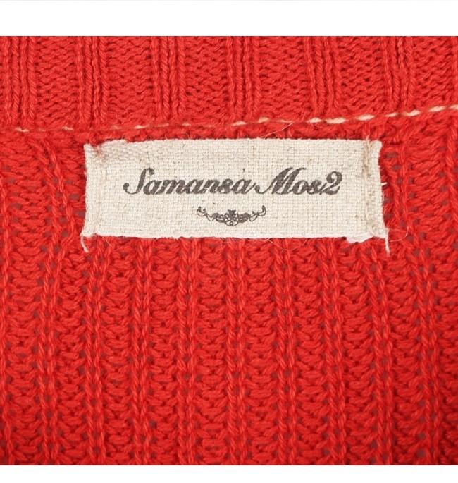 Samansa Mos2 Boxy Fit Cotton 100% Knit 6