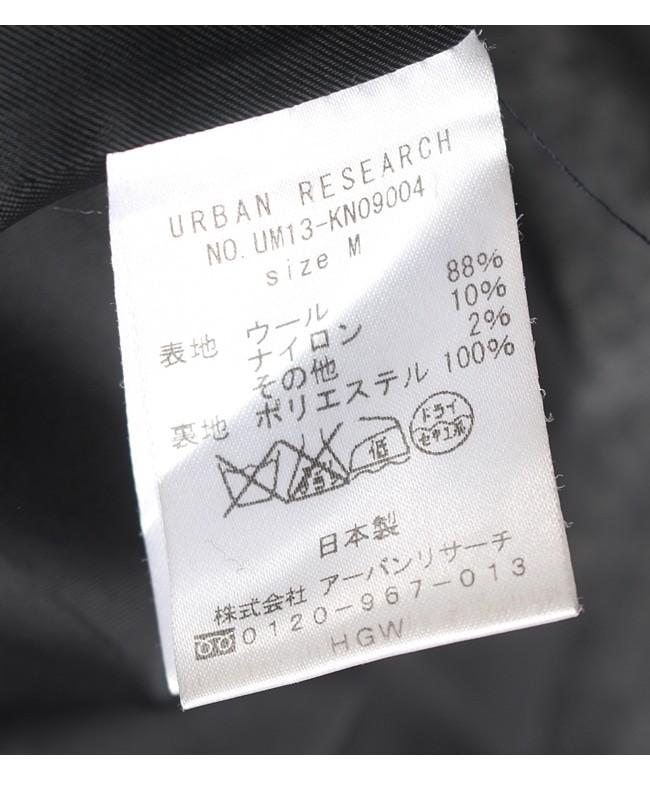 URBAN RESEARCH Gray Tone Wool Coat 9