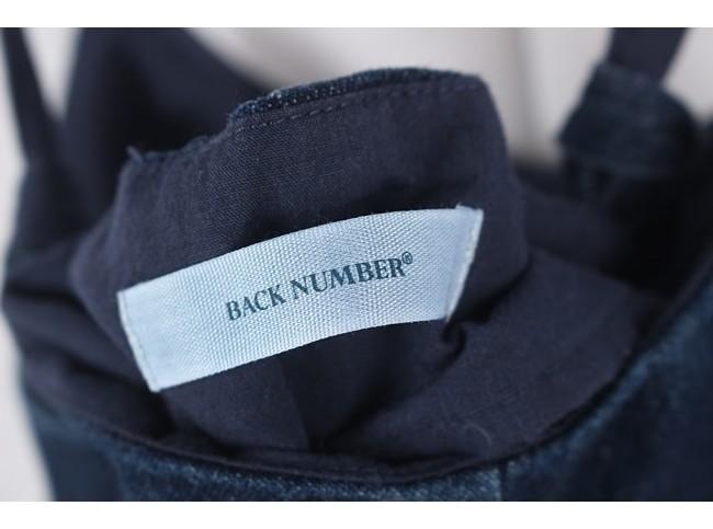 BACK NUMBER Denim Suspender Wide Fit Pants 8