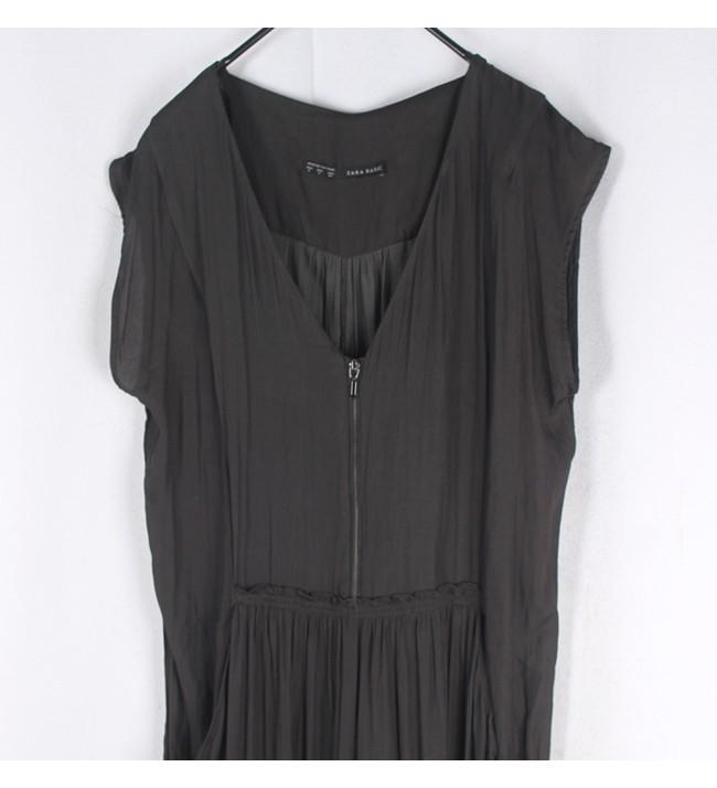ZARA Poly Fabric Pleats Jumpsuit 4