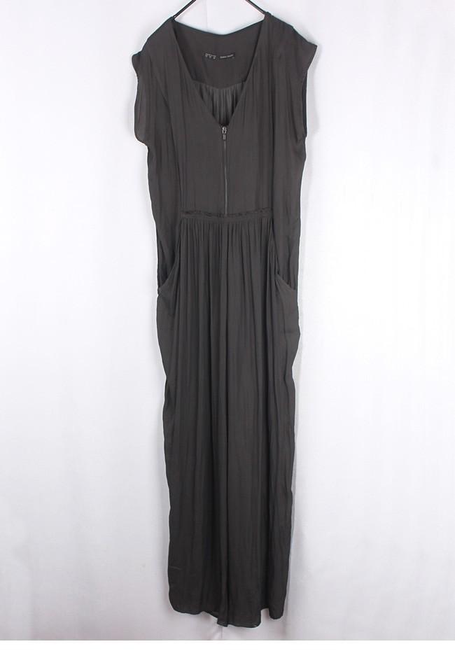 ZARA Poly Fabric Pleats Jumpsuit 3