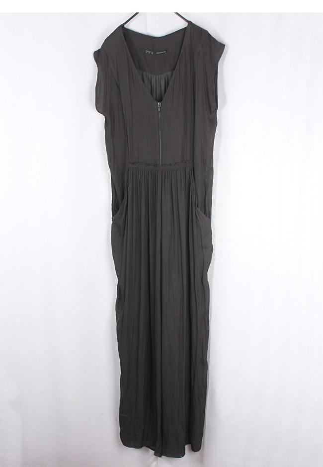 ZARA Poly Fabric Pleats Jumpsuit 11