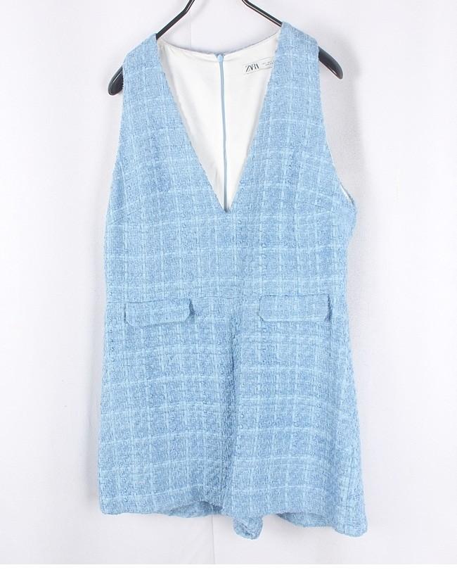 ZARA Tweed Jumpsuit 3