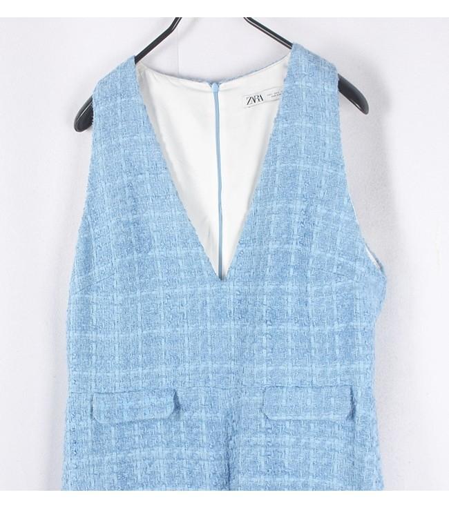 ZARA Tweed Jumpsuit 4