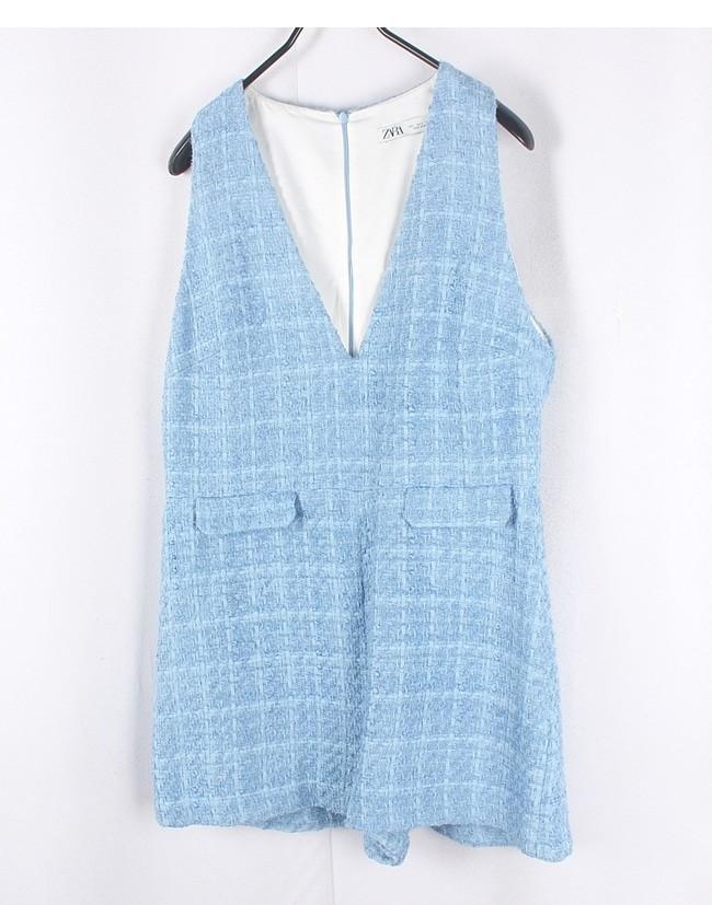 ZARA Tweed Jumpsuit 10