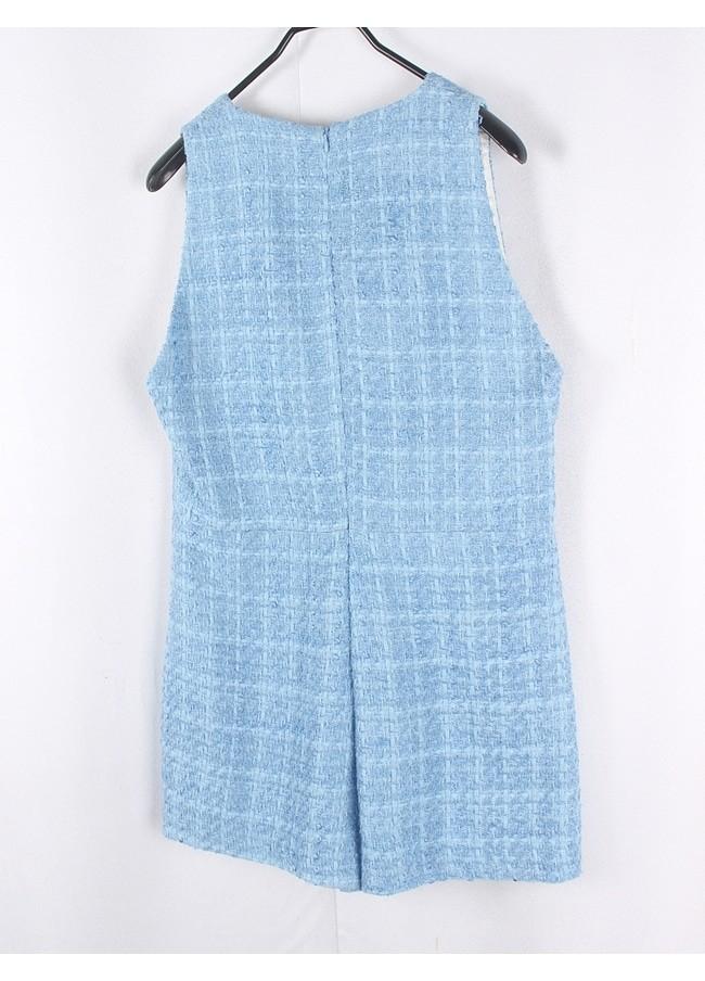 ZARA Tweed Jumpsuit 9