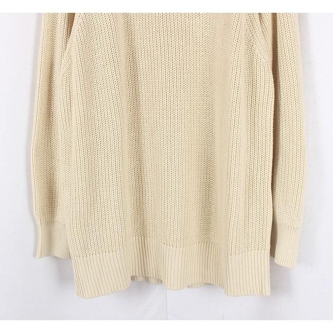 AMERICAN HOLIC Slit Detail Cotton Knit 5