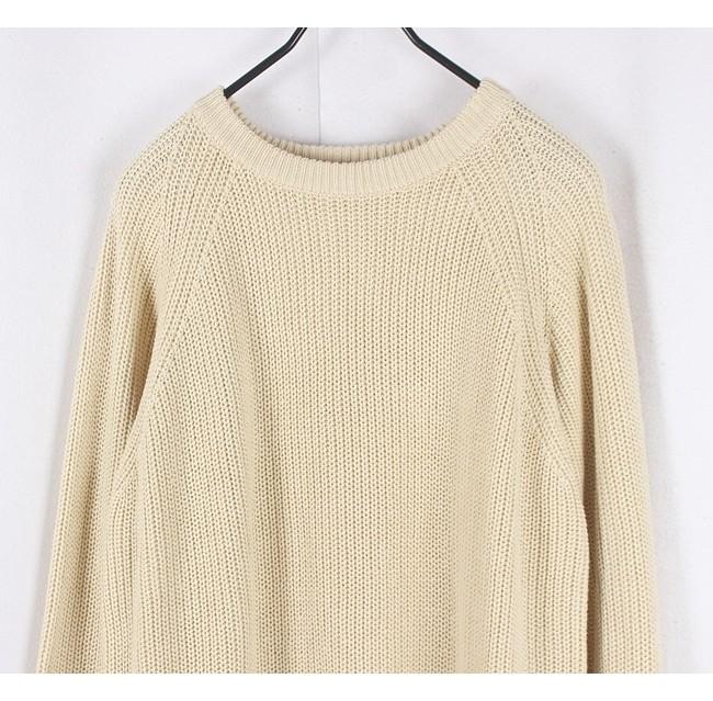AMERICAN HOLIC Slit Detail Cotton Knit 4