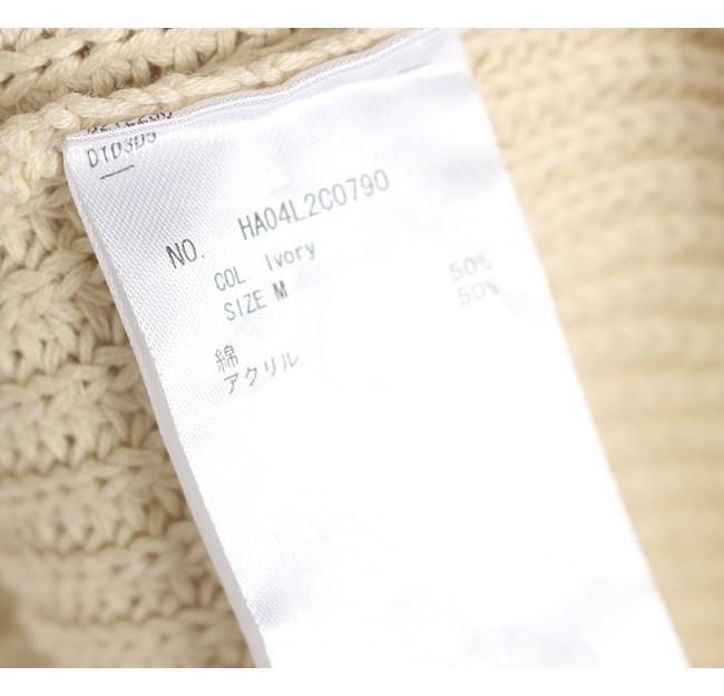 AMERICAN HOLIC Slit Detail Cotton Knit 8