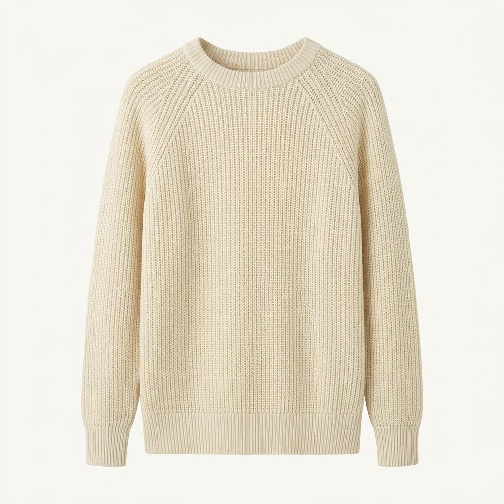AMERICAN HOLIC Slit Detail Cotton Knit 1