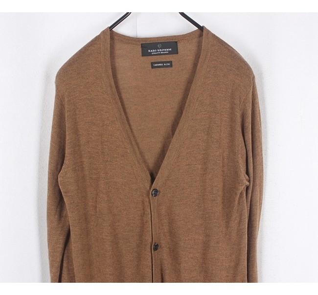 NANO UNIVERSE Cashmere Blend Basic Cardigan 4