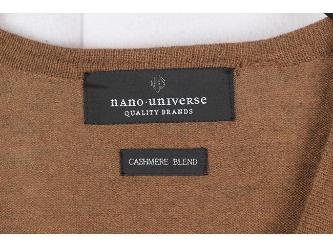 NANO UNIVERSE Cashmere Blend Basic Cardigan 7