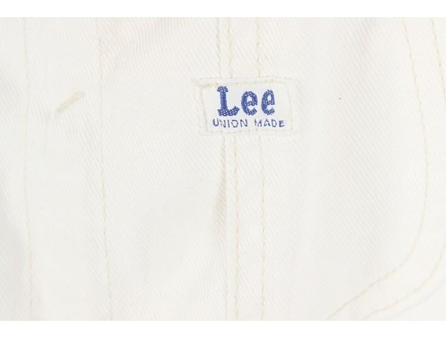 LEE White Denim Overall Skirt 10