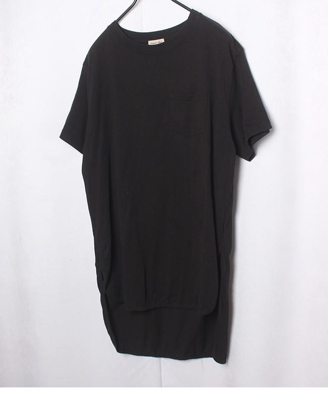 Samansa Mos2 Cotton 100% Slit T-Shirts 3