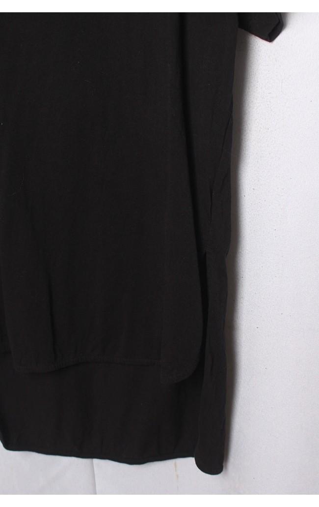 Samansa Mos2 Cotton 100% Slit T-Shirts 7