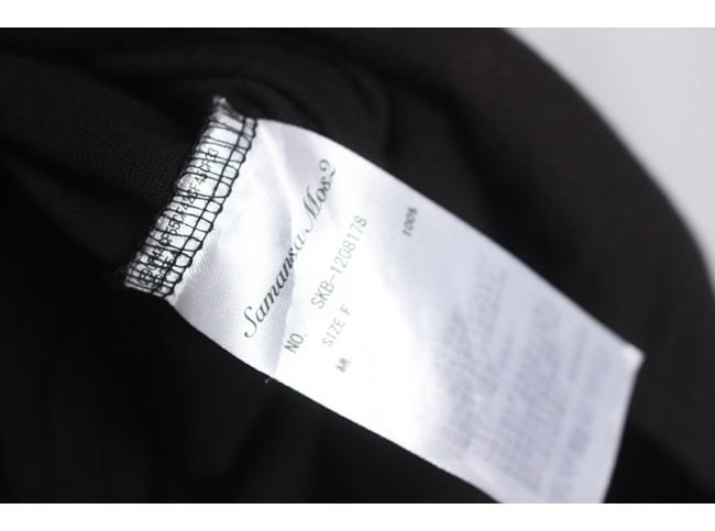 Samansa Mos2 Cotton 100% Slit T-Shirts 9