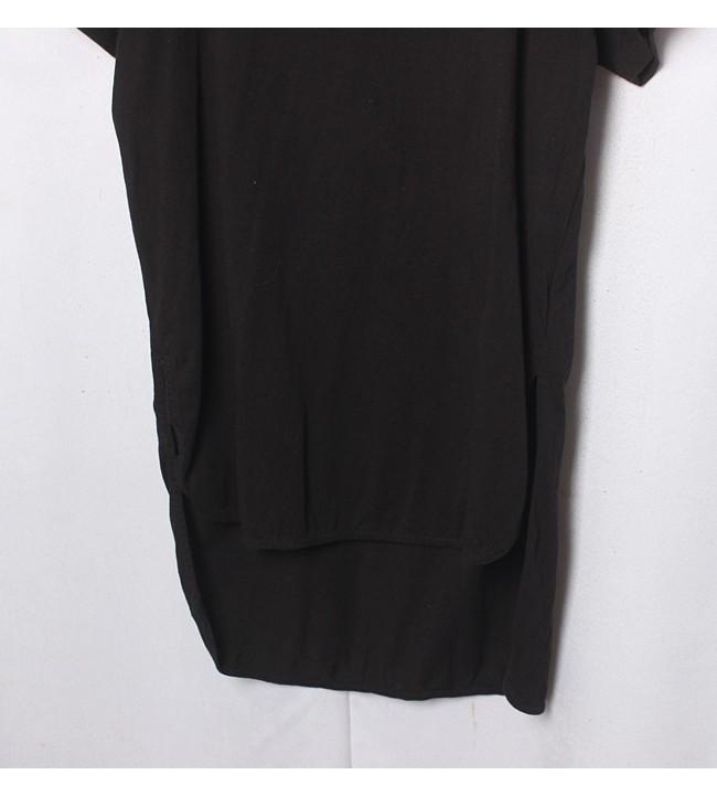 Samansa Mos2 Cotton 100% Slit T-Shirts 5