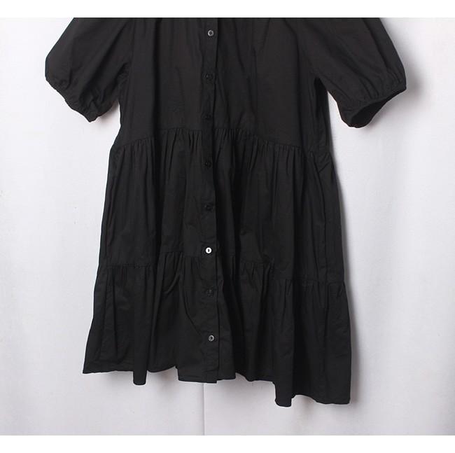 ZARA Cotton Black Frill Blouse 5