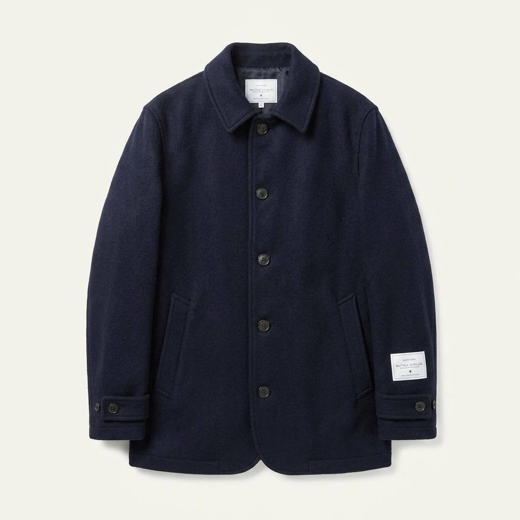SHIPS FUTURE MELTON Wool Coat 1