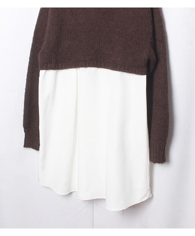 MURUA Layered Knit Shirts 5