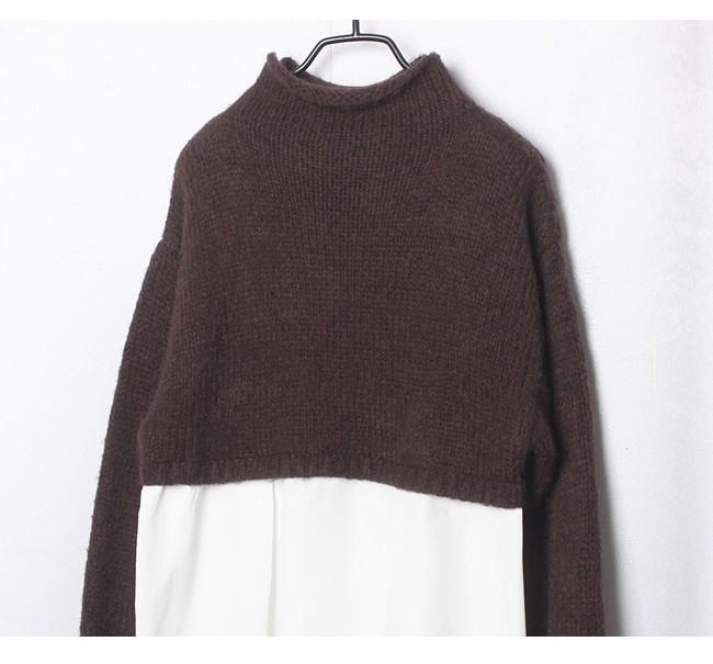 MURUA Layered Knit Shirts 4
