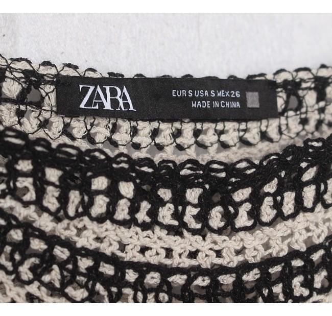 ZARA Linen Blend Bustier Ops 9