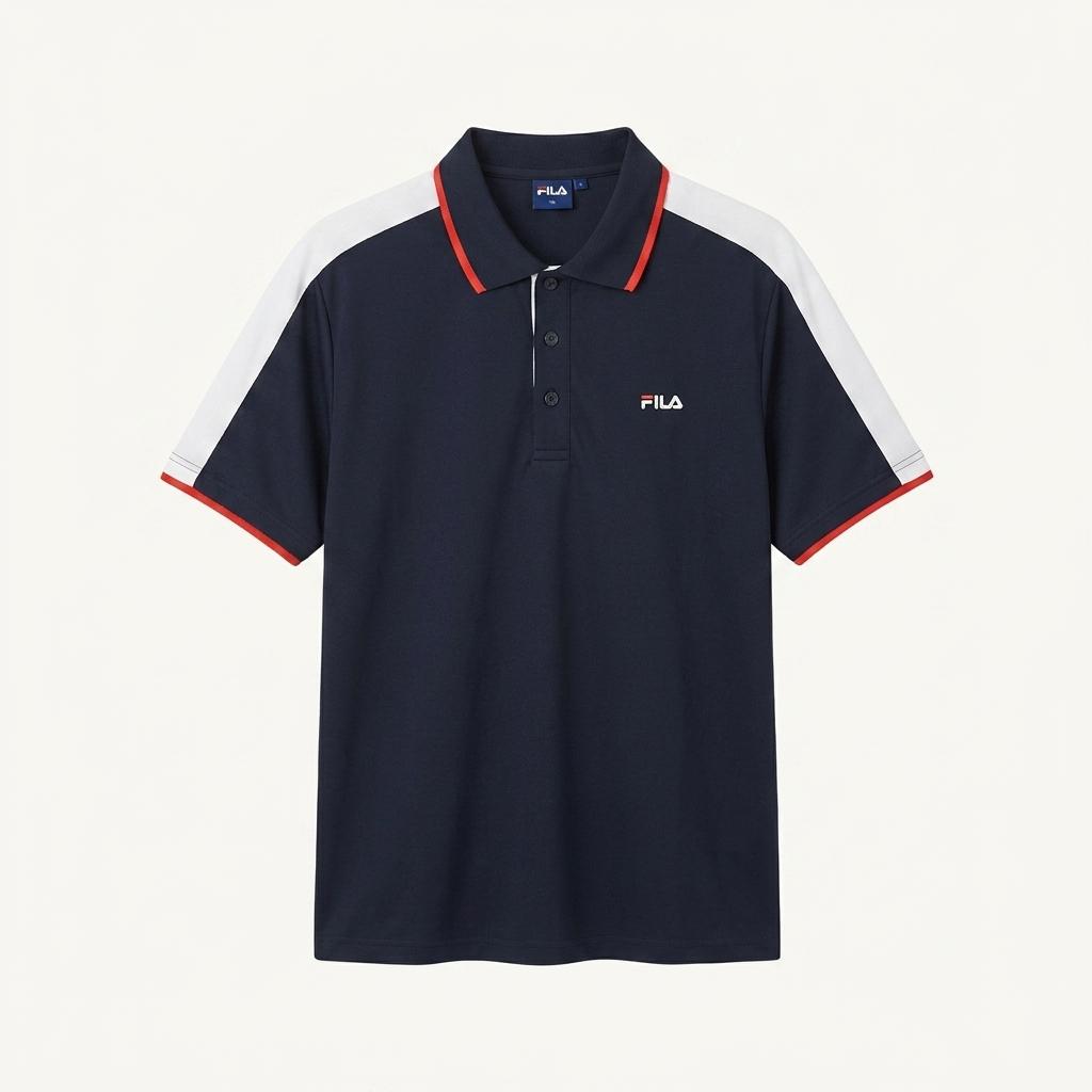 휠라 FILA 반팔 카라티셔츠 네이비 남성 100 1