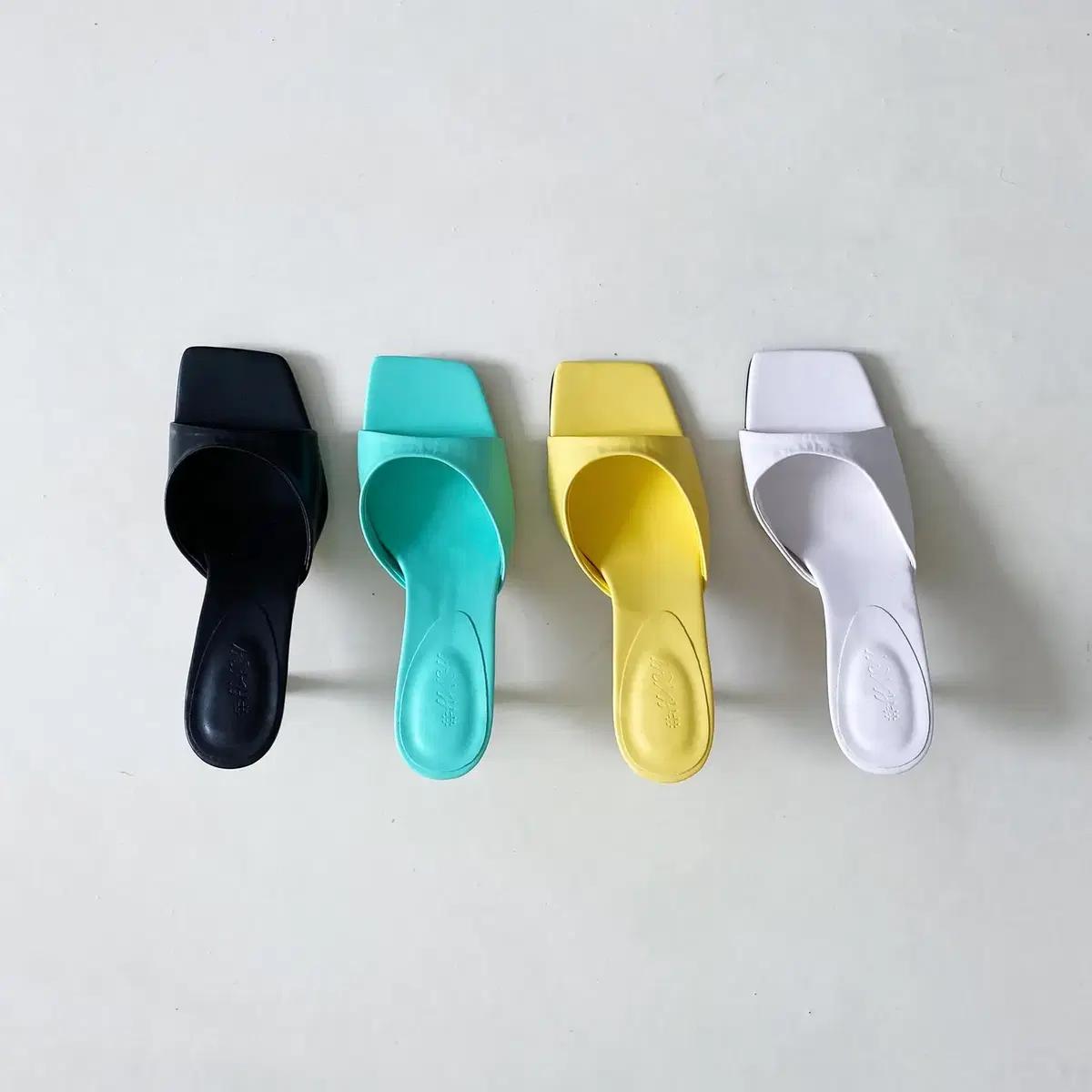 #765 캔디컬러 7cm 스틸레토 샌들 240 옐로우 8