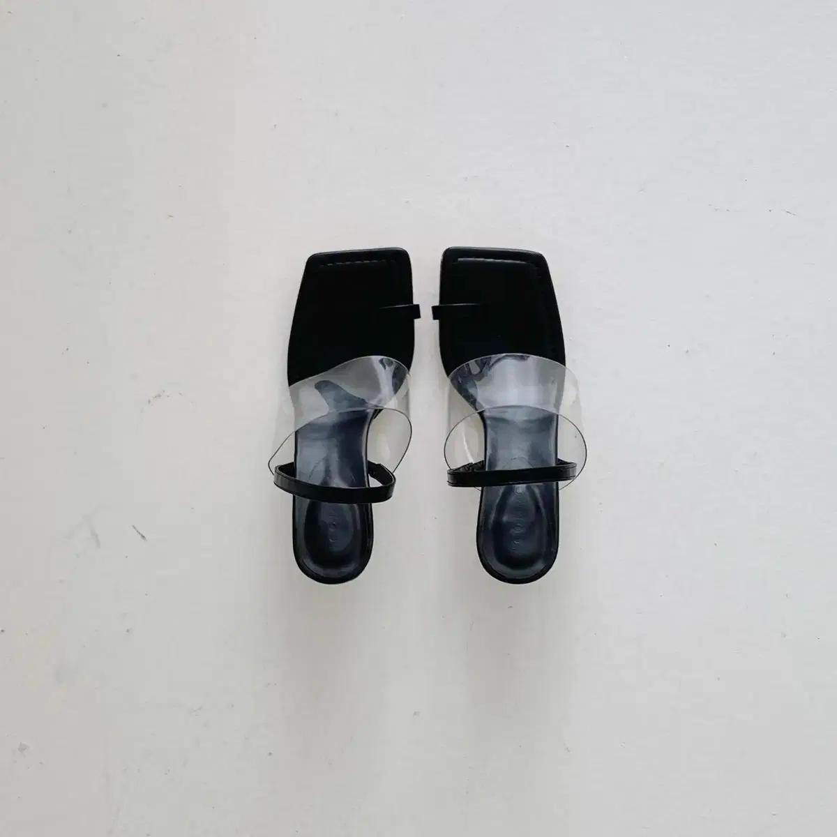 #세일 9113 PVC 8.5cm 쪼리샌들 250 블랙 새상품 4