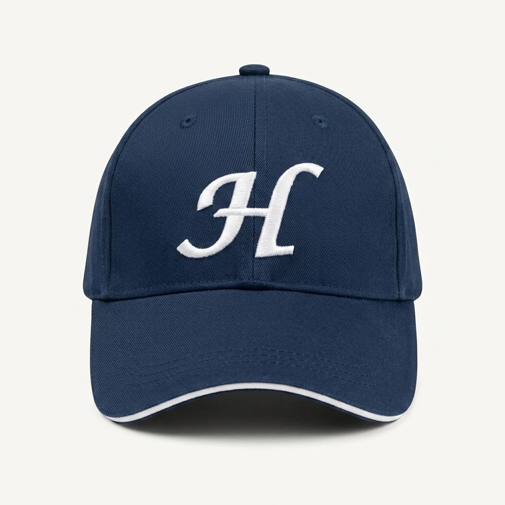 새상품급]  H 자수 로고 네이비 볼캡 1