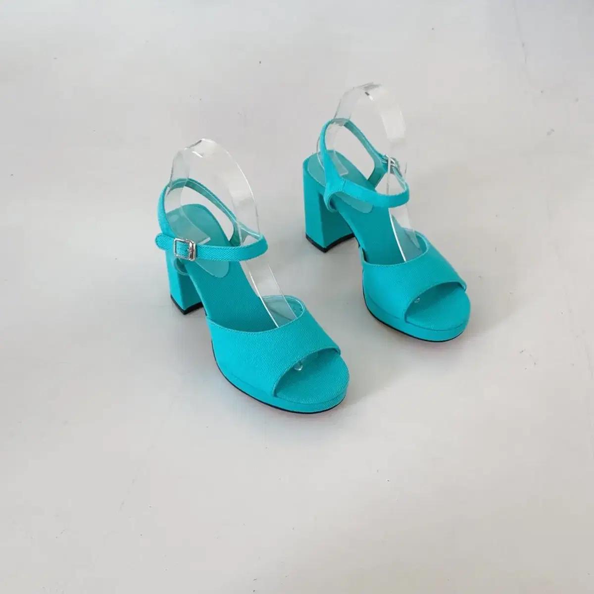 #425 가보시 8.5cm 스트랩 샌들 240 민트 2