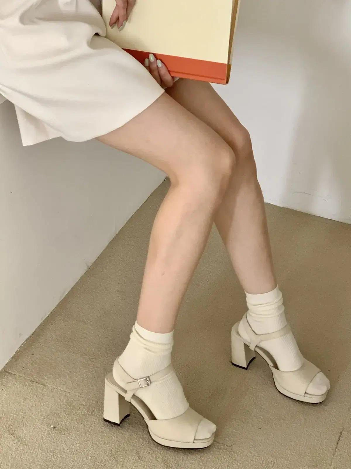 #425 가보시 8.5cm 스트랩 샌들 240 민트 8