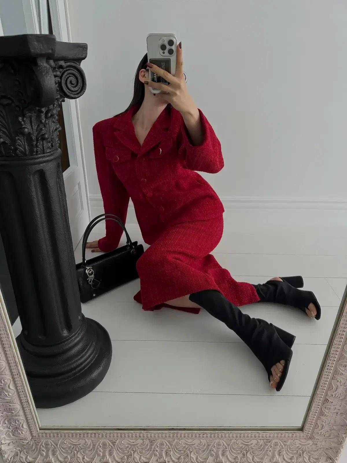 @세일 9464 슬림핏 9cm 토오픈 스판 부츠 225 카키 7