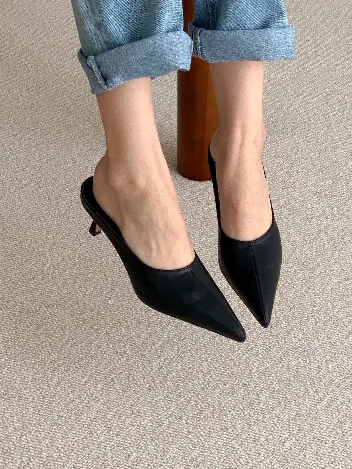 #456. 뾰족코 5.5cm 스틸레토힐 240 핑크 7