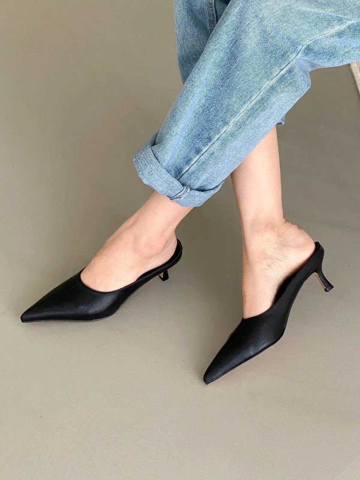 #456. 뾰족코 5.5cm 스틸레토힐 240 핑크 10