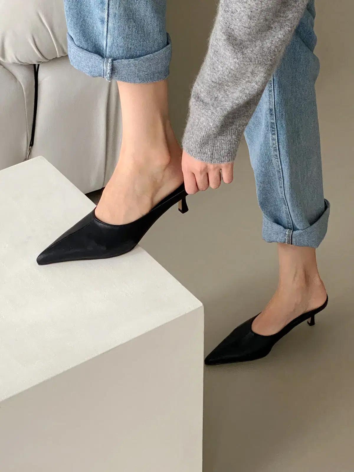 #456. 뾰족코 5.5cm 스틸레토힐 240 핑크 8