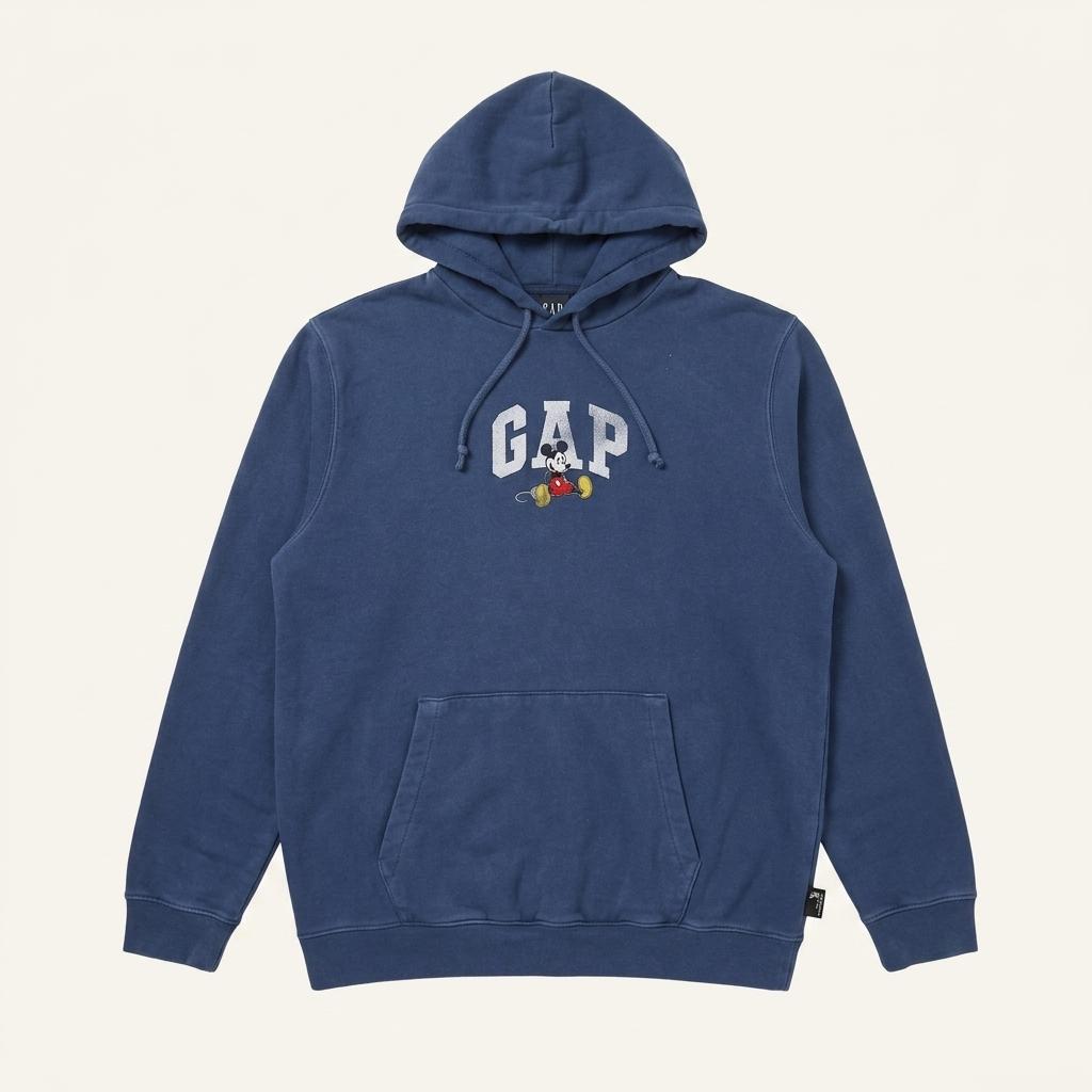 GAP x 디즈니 미키마우스 로고 후드티 네이비 1