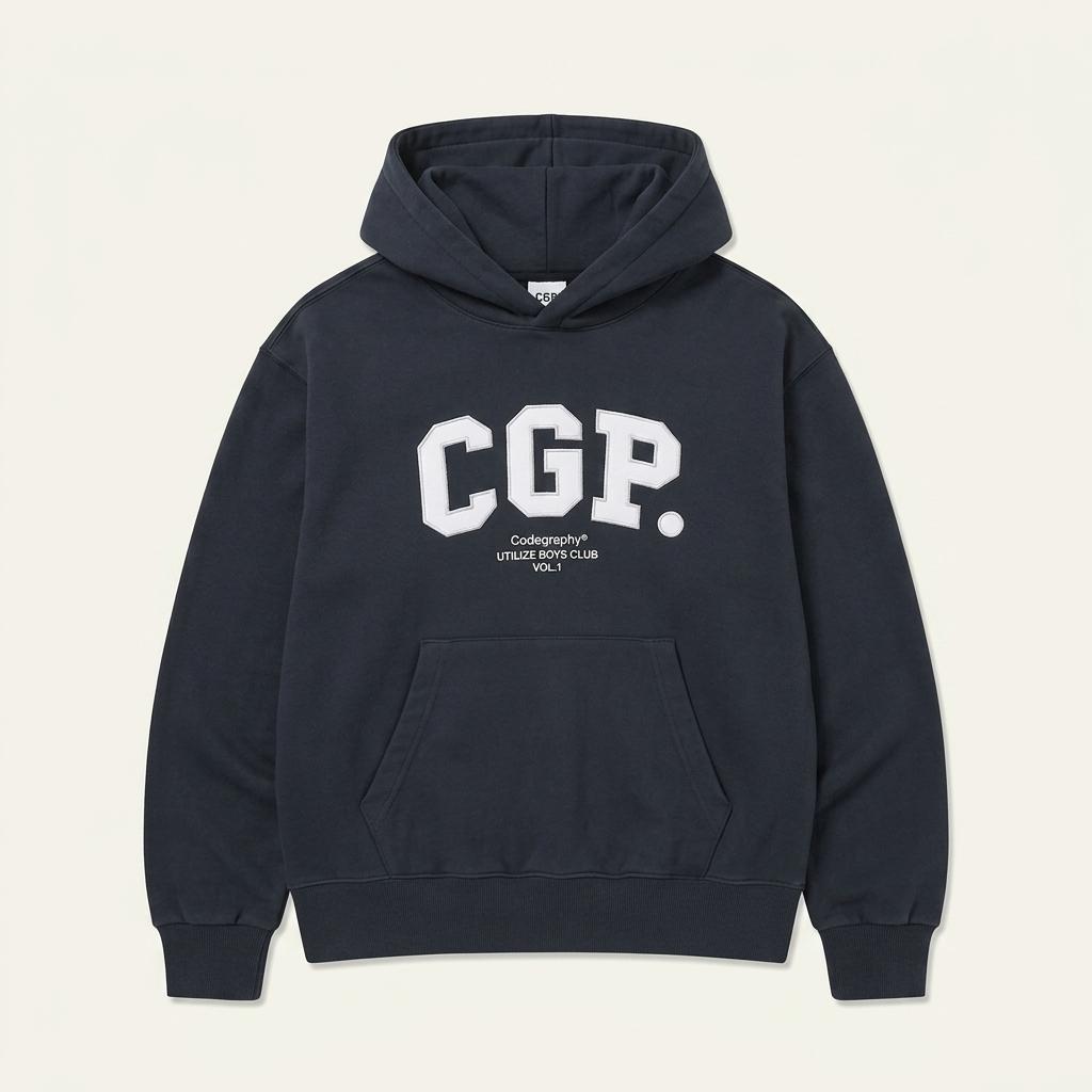 코드그라피 CGP 로고 후드 티셔츠 1