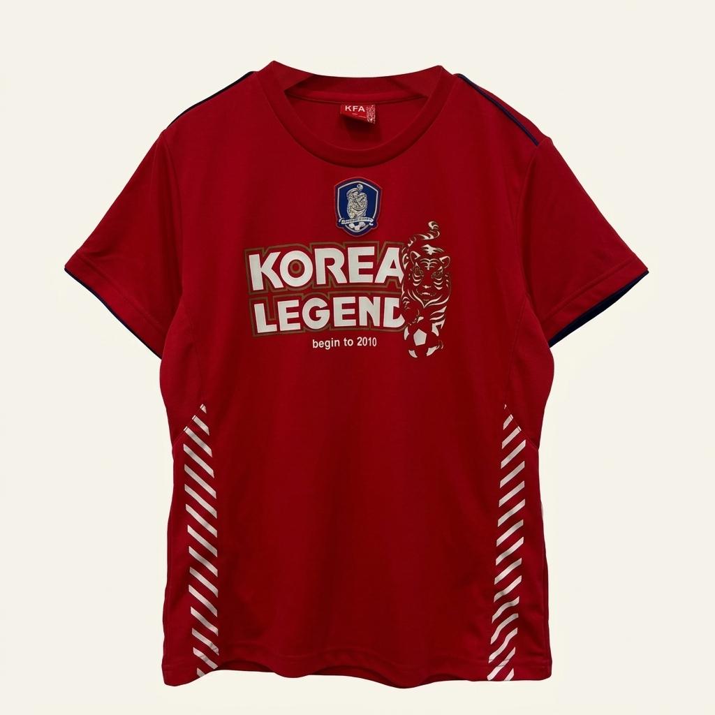 [대한축구협회] KFA 코리아 레전드 축구 반팔 티셔츠여성xl 레드 1