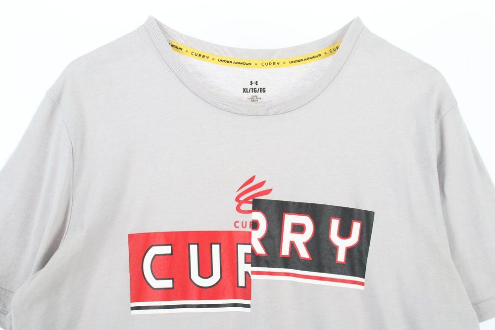 언더아머 (MEN - XL) 코튼 폴리 스테판 커리 반팔 티셔츠 3