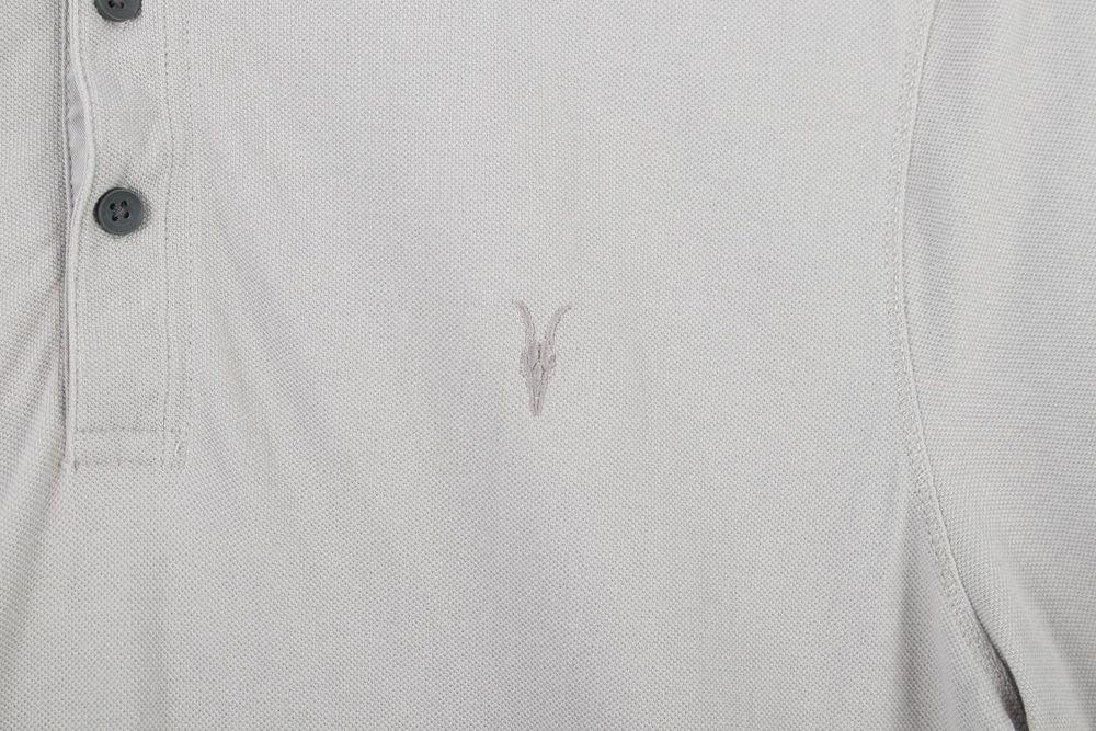 올세인츠 (MEN - L) 코튼 자수 로고 카라넥 반팔 티셔츠 5