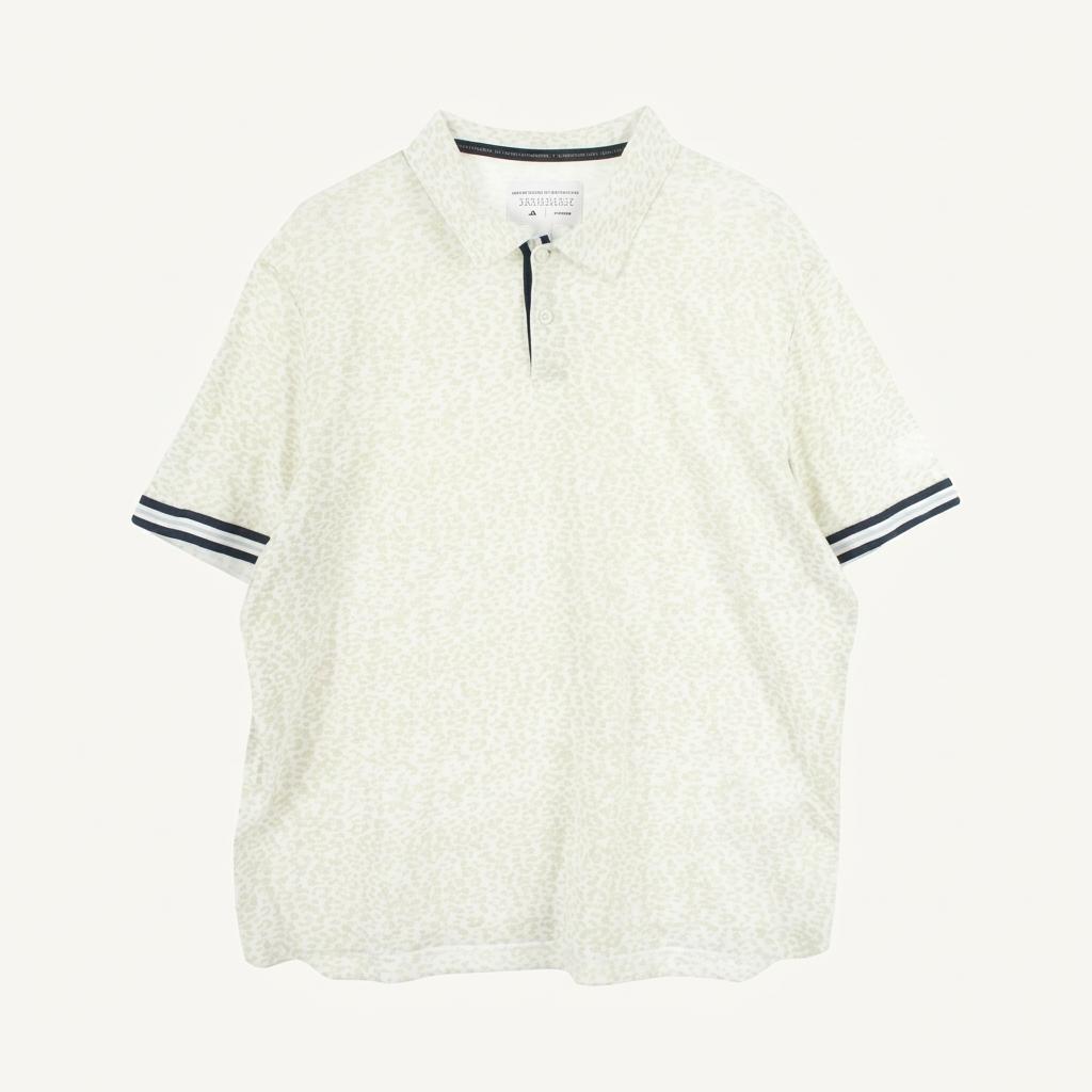 아디다스 (MEN - 2XL) 코튼 폴리 로고 카라넥 골프 반팔 티셔츠 1