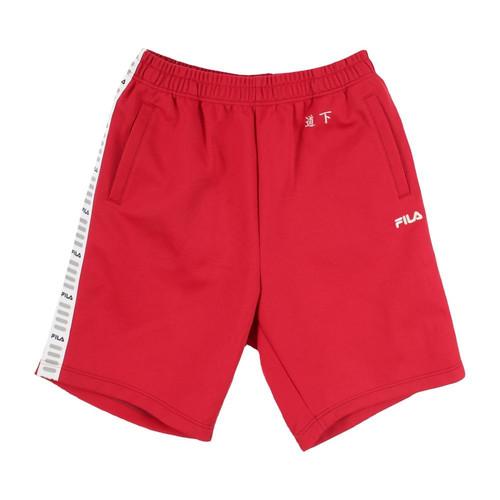 휠라 (MEN - XL) 폴리 코튼 사이드 라인 하프 팬츠 2