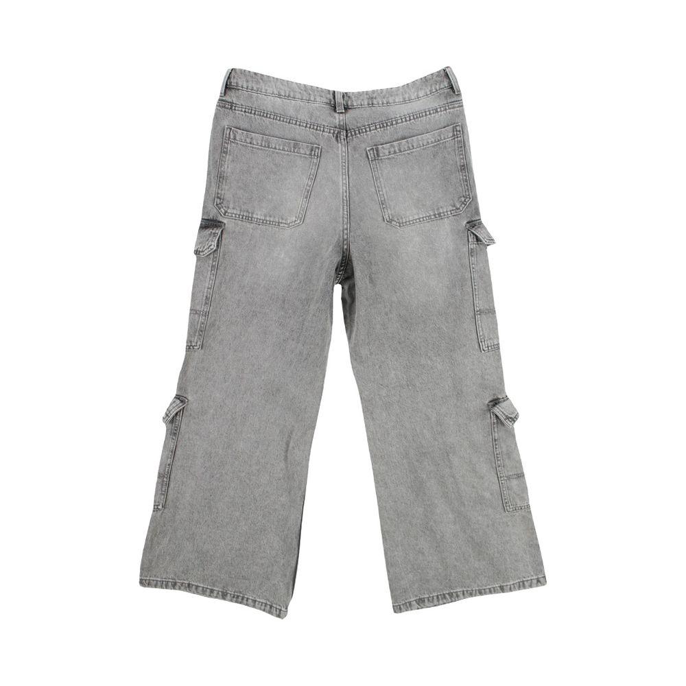 H&M (WOMEN - XL) 코튼 카고 데님 팬츠 6