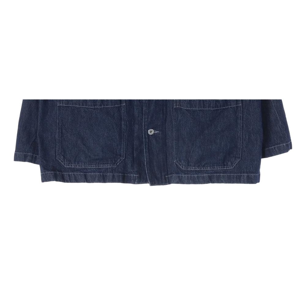 무지 (MEN - XL) 면 카폭 빈티지 무드 데님 워크 자켓 9