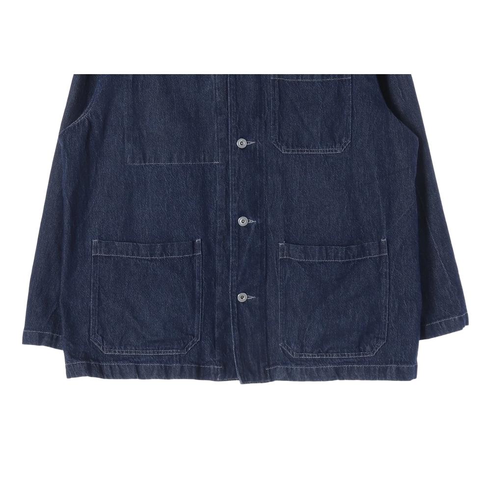 무지 (MEN - XL) 면 카폭 빈티지 무드 데님 워크 자켓 7