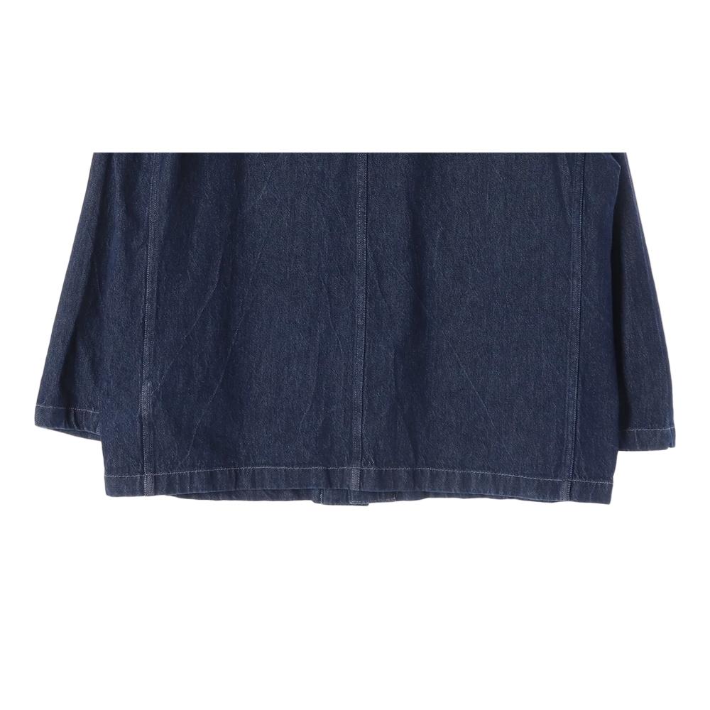 무지 (MEN - XL) 면 카폭 빈티지 무드 데님 워크 자켓 5