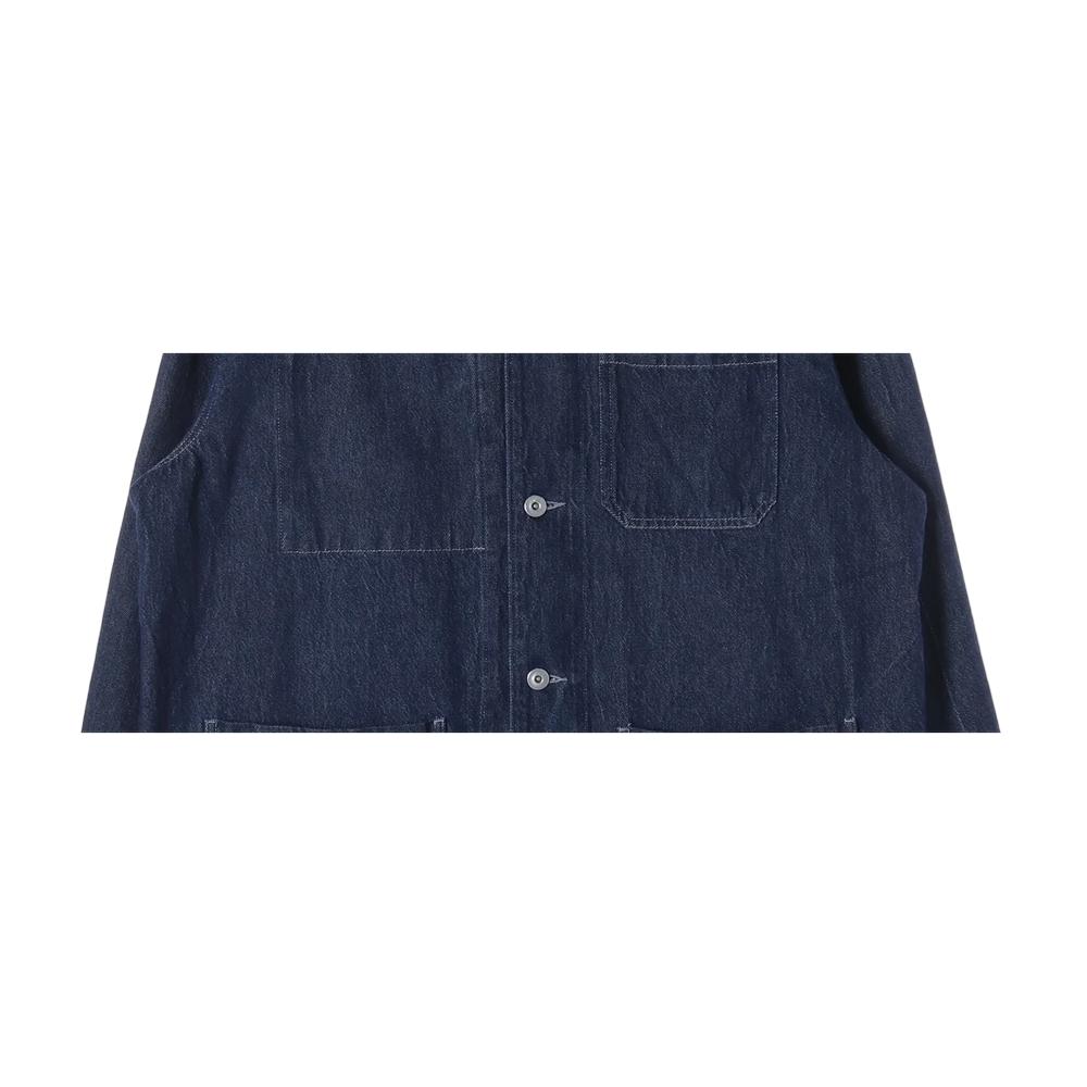 무지 (MEN - XL) 면 카폭 빈티지 무드 데님 워크 자켓 8