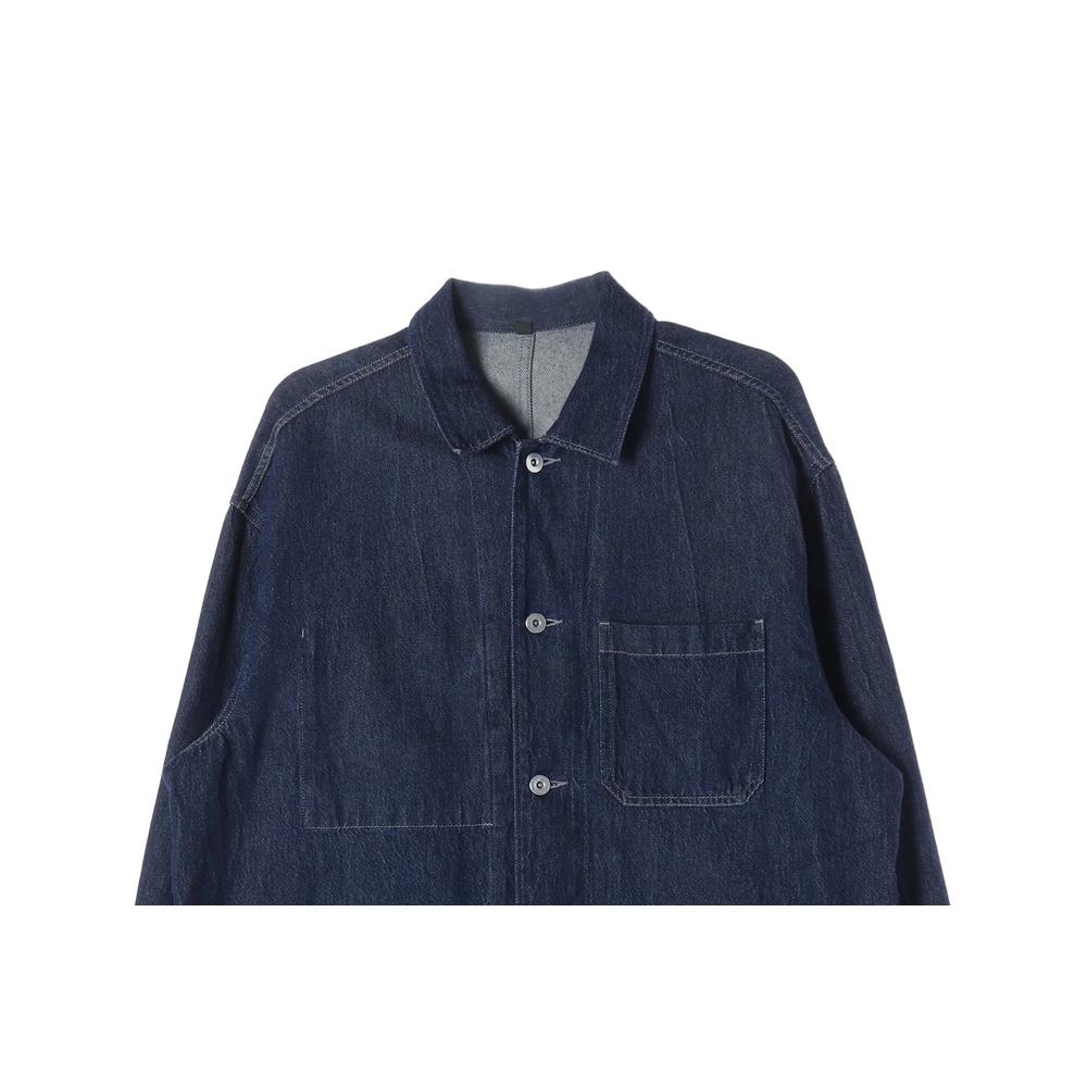 무지 (MEN - XL) 면 카폭 빈티지 무드 데님 워크 자켓 6