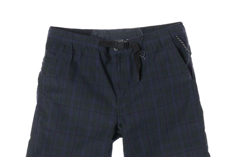 컬럼비아 (MEN - XL) 폴리 코튼 체크 패턴 버클 쇼츠 3